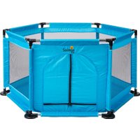 Игровой манеж Solmax&Kids С шариками ZV97036 (синий)