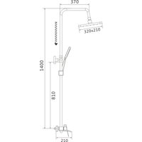 Душевая система  Shevanik S4136T