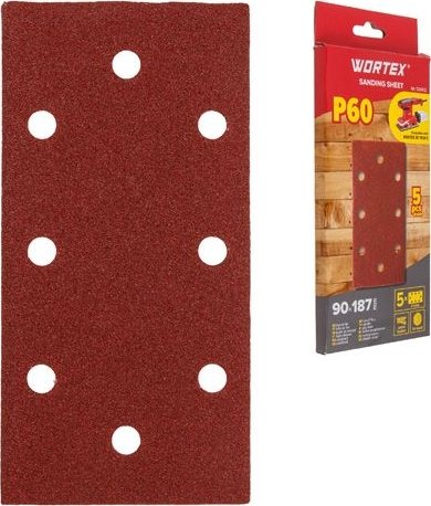 

Набор шлифлистов Wortex 1334432 (5шт)