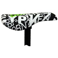 Седло DDK C17 FIX-2 (чёрный/белый/зелёный)