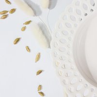 Тарелка глубокая AksHome Delicate 20,3х3,8см (белый)