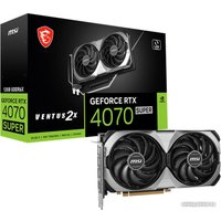 Видеокарта MSI GeForce RTX 4070 Super 12G Ventus 2X