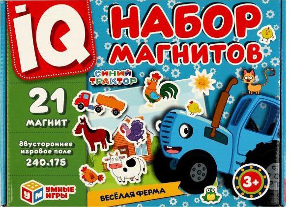 

Мозаика/пазл Умные игры Веселая ферма. Синий трактор 4680107941541