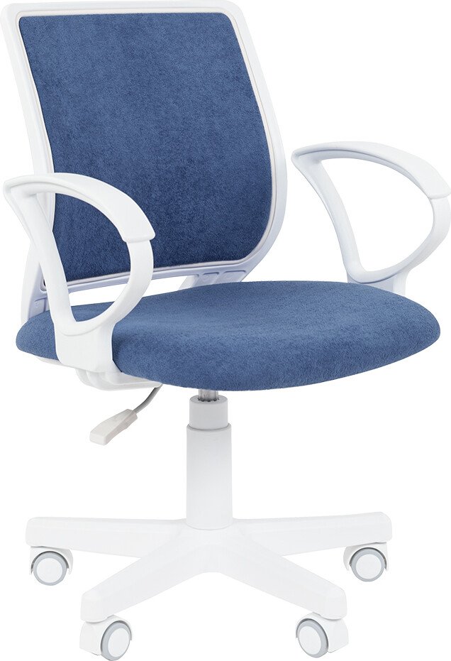 

Компьютерное кресло CHAIRMAN Kids 112 (белый, велюр синий)