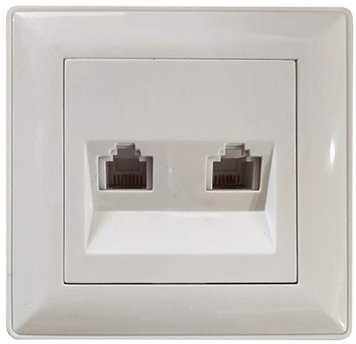 

Розетка компьютерная КС Дабрабыт СП RJ-45 74873 (белый)