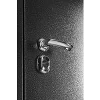 Металлическая дверь Guard Термо MG109 96x205 правая (черное серебро/белый ясень)