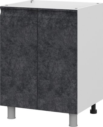 Шкаф напольный SV-Мебель Вельвет М600 (бетон графит)