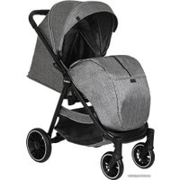 Коляска прогулочная «книга» Pituso Toledo EVA (серый/металлик)