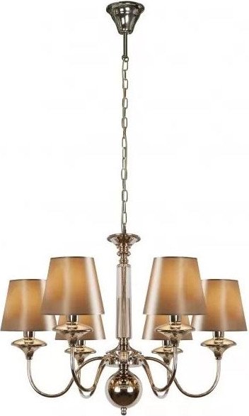 

Подвесная люстра iLamp Rolling P2406-6 (никель)