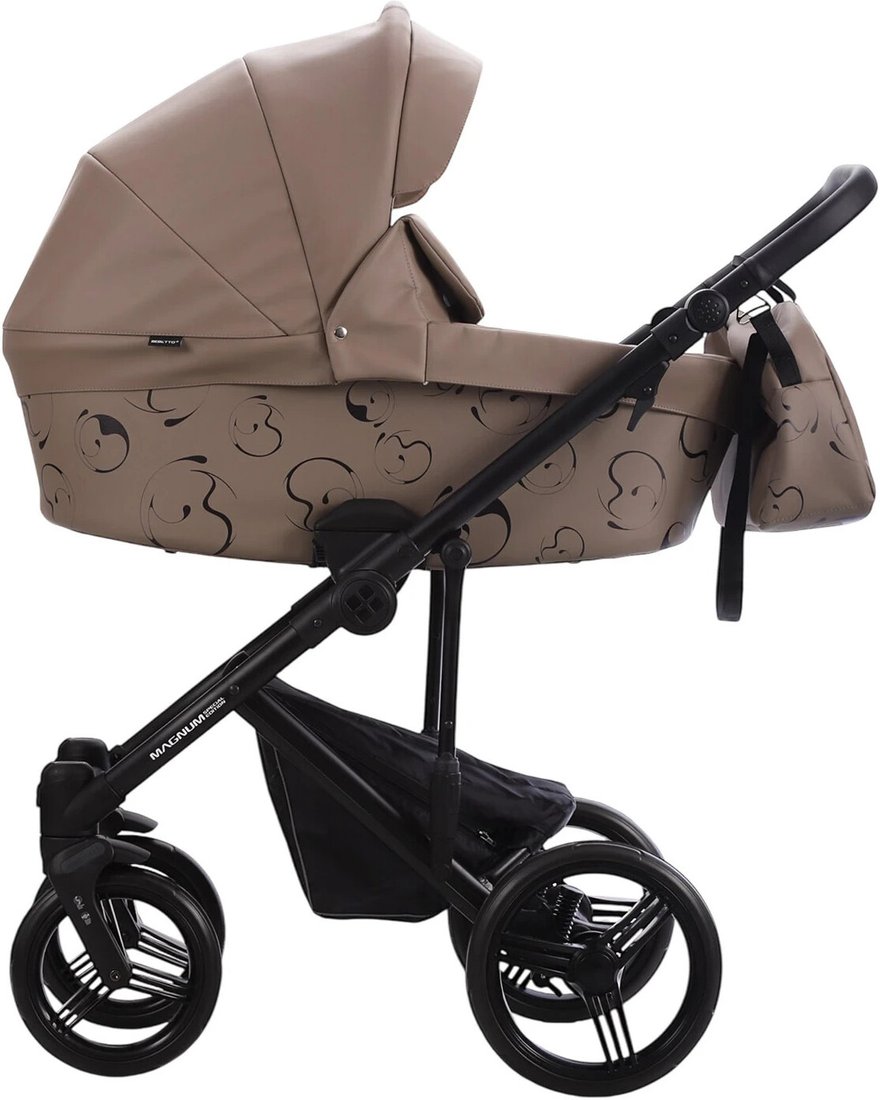 

Универсальная коляска BEBETTO Magnum Light SE Pro (2 в 1, 05 темно-бежевая кожа/черная рама)