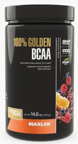 BCAA Maxler 100% Golden BCAA (фруктовый пунш, 420 г)