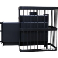 Банная печь ComfortProm Сталь 8мм 20м3, закрытая каменка, чугунная дверь