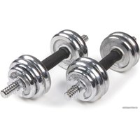 Набор гантелей Atlas Sport хромированные в чемодане 15 (2x7.5 кг)