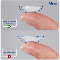 Контактные линзы Alcon Air Optix Plus HydraGlyde -7 дптр 8.6 мм