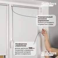 Рулонные шторы Sundays Home LM 167-01 78х215 (белый)