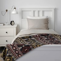 Плед Ikea Хельгун 150x200 305.029.34 (коричневый/желтый)