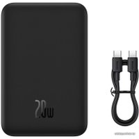 Внешний аккумулятор Baseus Magnetic Mini Wireless Fast Charge Power Bank 20W 20000mAh (черный)