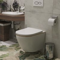 Унитаз подвесной Roxen Antares Gold 530110-01G Rimless Soft Close