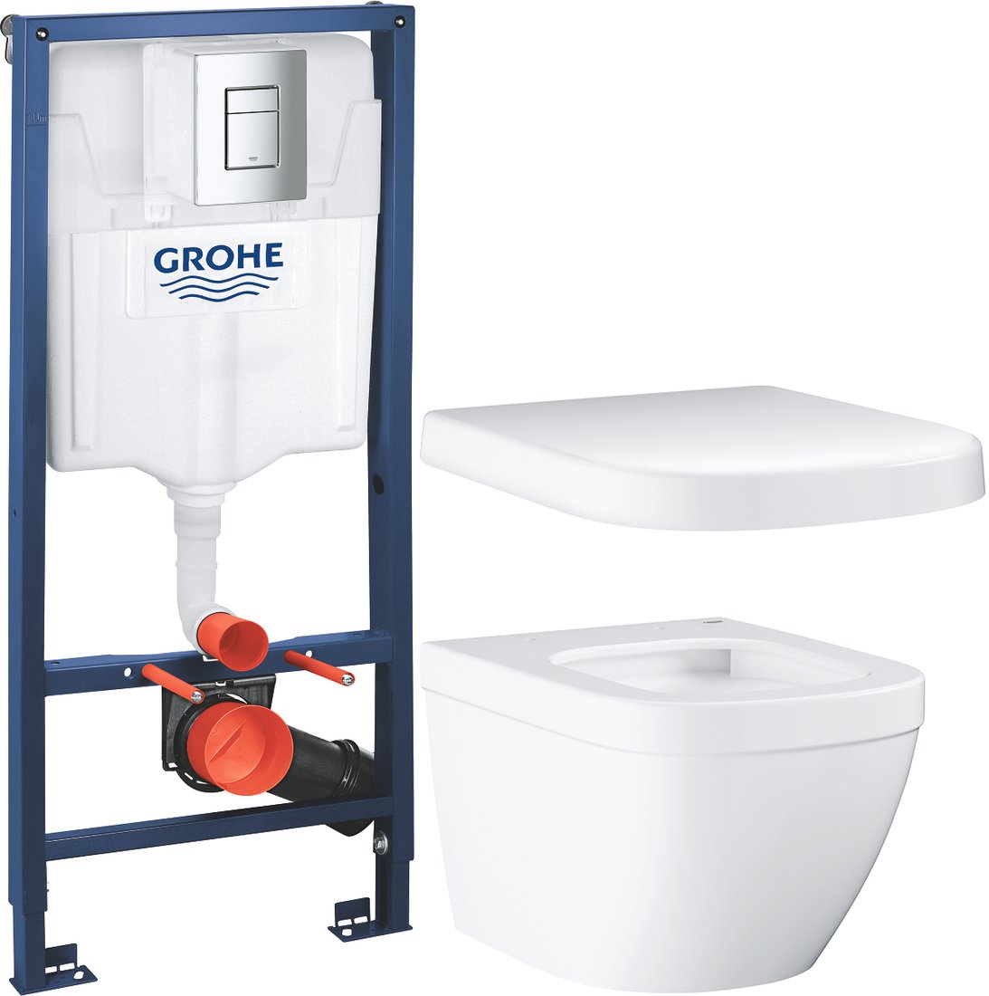 

Унитаз подвесной Grohe Euro Ceramic 39206000 + 39330001 + 38772001