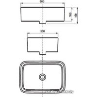Умывальник Акватон Mila 35 732700B000