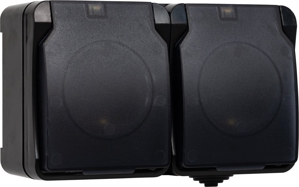 Розетка SmartBuy Сатурн SBE-04b-16-S2-Z