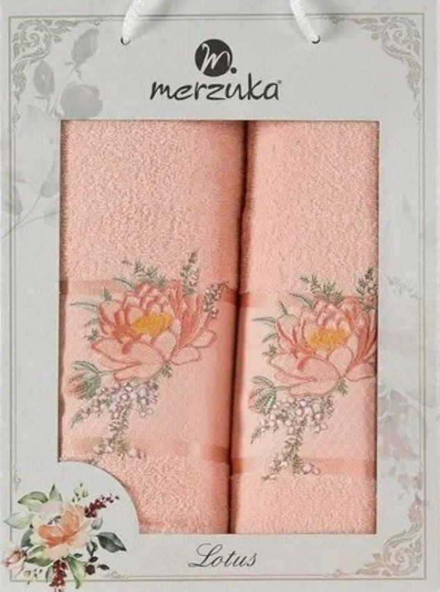 

Набор полотенец Merzuka Lotus 11296 (2 шт, в коробке, оранжевый)