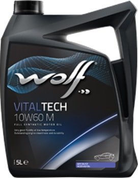 

Моторное масло Wolf VitalTech 10W-60 M 5л