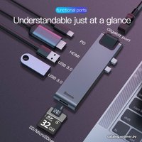 Док-станция Baseus Thunderbolt C+Pro 7-in-1 CAHUB-L0G
