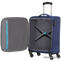 Чемодан-спиннер American Tourister Heat Wave Combat Navy 55 см