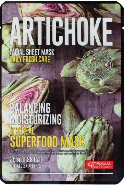 

Dermal Маска для лица It's Real Superfood Mask Артишок 25 г