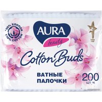 Ватные палочки Aura Beauty пакет (200 шт)