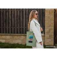 Сумка шоппер 21vek Заплаты (зеленый)