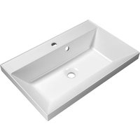 Symbolite Тумба с умывальником Манхэттен 70 Plus 2 ящика + Asti 70x45 (графит/жасмин)