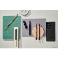 Телефон Samsung Galaxy S21 Ultra 5G SM-G998B/DS 16GB/512GB Восстановленный by Breezy, грейд B (черный фантом)