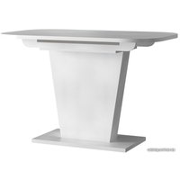 Кухонный стол ЭлиГард Sheldon 118(157)х72х76 (белый структурный)