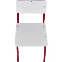 Детский стул Фея Мой малыш 0002742.28 (белый/красный)