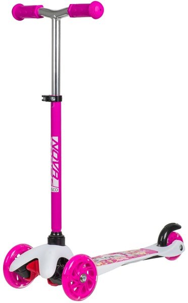 

Трехколесный самокат Novatrack Disco-kids Print 120H.DISCOKIDS.SWPN20 (розовый)
