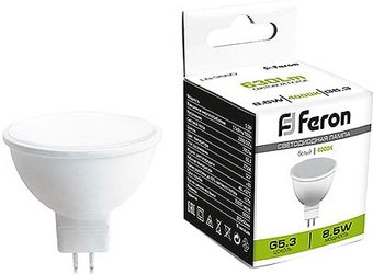 Светодиодная лампочка Feron LB-3560 8.5 Вт 230V G5.3 4000K 41395