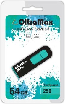 

USB Flash OltraMax 250 64GB (бирюзовый) [OM-64GB-250-Turquoise]