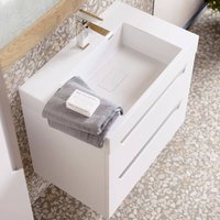  Aqwella Тумба с умывальником Cube CUB0107W + Toledo 700 Tol.07.04.D