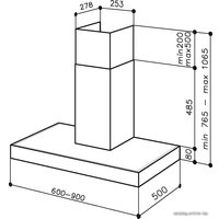 Кухонная вытяжка Best KASC 7088 90