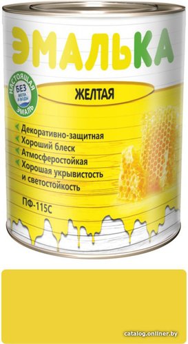 Эмалька ПФ-115 С 2 л (желтый)