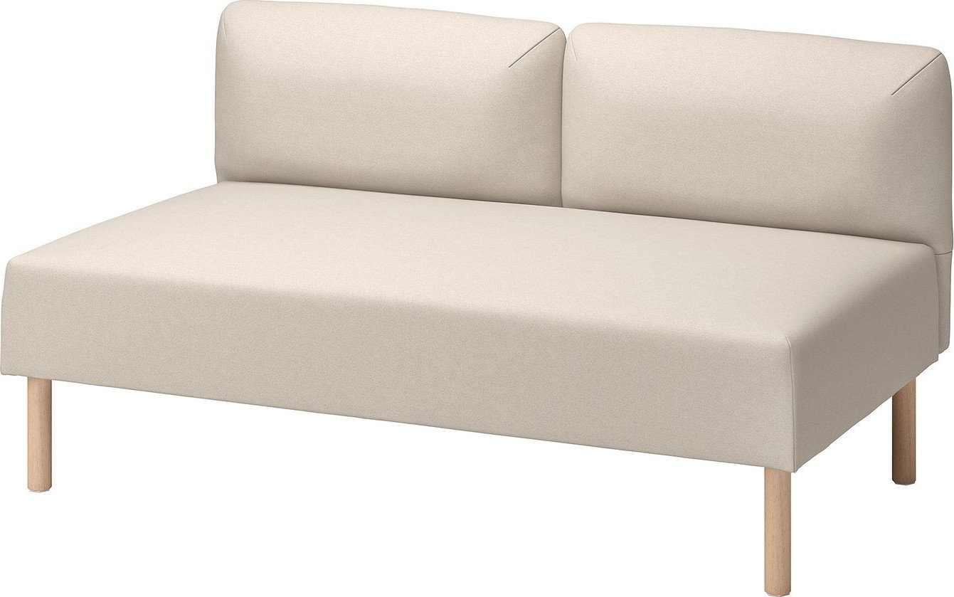 Элемент модульного дивана Ikea Lillehem Vissle/бежевый дерево s29536020