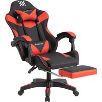 Игровое (геймерское) кресло Defender Tornado (черный/красный)