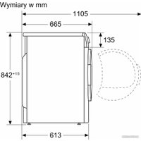 Сушильная машина Bosch Serie 6 WTW8760EPL