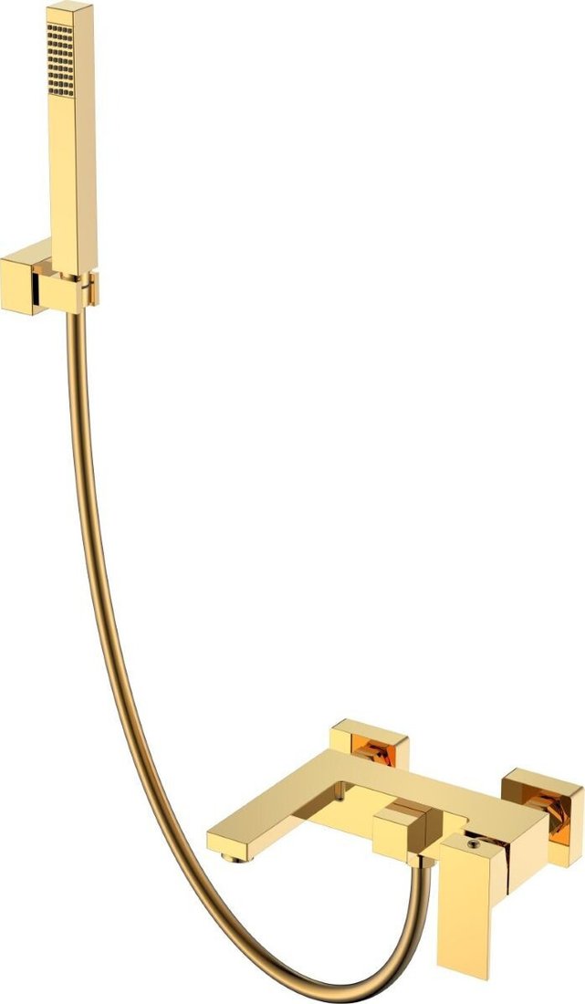Смеситель Boheme Qubic 473-G (золотой)