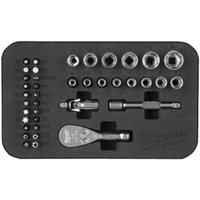 Набор трещотка с головками и битами Milwaukee 4932492672 (39 предметов)