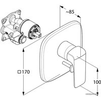 Смеситель Kludi Ameo 416500575