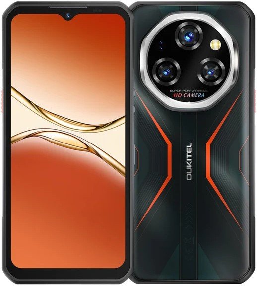 Телефон Oukitel WP55 S 12GB/512GB (черный/оранжевый)
