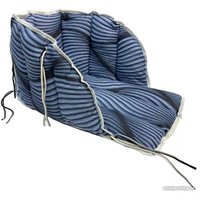 Сиденье для санок Сиденье Уют Матрас для санок (черный/голубой)